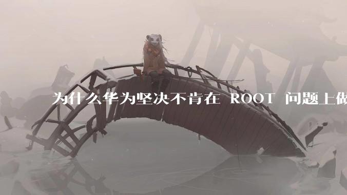 为什么华为坚决不肯在 ROOT 问题上做出让步？